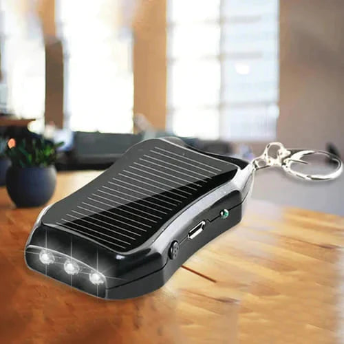 CHAVEIRO POWER BANK- CARREGADOR SOLAR