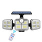 Refletor Led Solar Com 3 Cabeças 800W - EcoLight